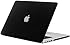 Kuzy - BLACK Rubberized Hard Case Cover for Apple MacBook Pro 15.4" with Retina Display Model: A1398 (NEWEST VERSION) 15-Inch - BLACK