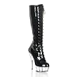 Pleaser Boots Women's Delight-2020G, 5 3/4" Stiletto Heel Platform Knee Boot, Side Zip