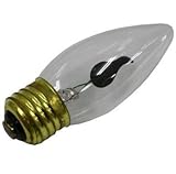 フリッカーランプC37 E26 1~2W