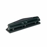 IMAGE OF Universal 12-Sheet Deluxe Two- & Three-Hole Adjustable Punch, 9/32