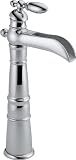 Delta 754LF Victorian Single Handle Centerset Lavatory Faucet with Riser - Less Pop-Up, Chrome