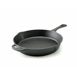 Emeril by All-Clad E9640764 Cast Iron 12 Inch Skillet Cookware, Black