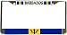 Barbados Flag Chrome License Plate Frame Holder