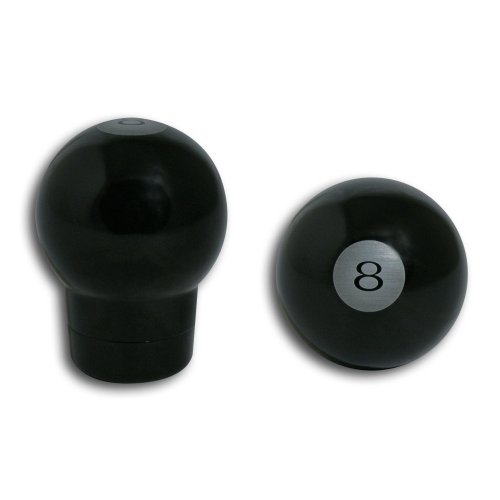 Schaltknauf, universal, Billiardkugel schwarze 