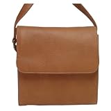 Piel Flap-Over Handbag