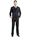 Carlo Lusso Mens Suit 2 Button 3 Piece Modern Fit with Vest
