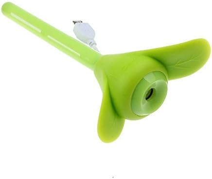 Portable Amazing USB Powered Mini Clover Air Humidifier Home Office Air Diffuser Mist Maker (Green)