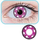 GEO CP-A3 Purple Splash Animation Soft Contact Lens (x1 PAIR)IMAGE