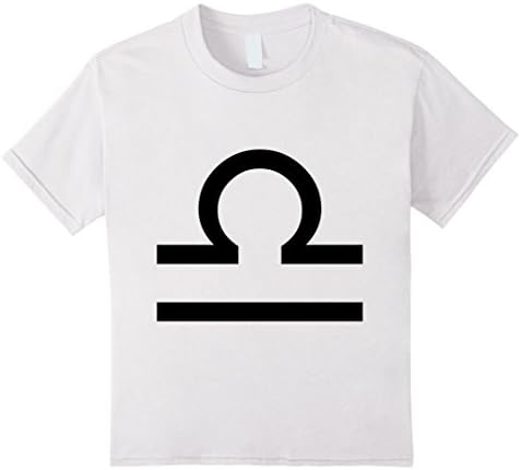 Kids Libra Symbol T-Shirt 12 White