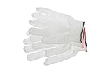 Berkshire BCR Nylon Full Finger Glove Liners, Blue, Large, Pack of 10 Pairs