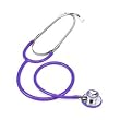 PURP Merlin m�dicale double t�te Charge St�thoscope grande qualit� de Couleurs Ce Ones En violet