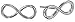 Amazon Collection Sterling Silver Infinity Stud Earrings