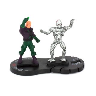  HeroClix: Lex Luthor and Brainiac # 40 (Veteran) - The Brave and The Bold