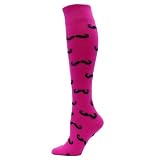Mustache Knee Socks (5 Colors)