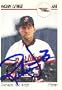 Ritchie Lewis, Rochester Red Wings - Orioles Affiliate, 1992 Skybox Pre Rookie Autographed Card