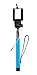Selfie Stick for iPhone 6 6s Plus 5 5s 5c 4 | Android Samsung Galaxy S5 S6 Note LG G4 HTC One M9 Nexus OnePlus 2 | Plug and Play Stik for Easy Fast Photos | Blue Handle