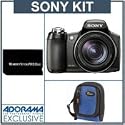 Sony Cyber-shot DSC-HX1 High Zoom Digital Camera kit - Black - with 4GB Memory Stick, Table Top Tripod