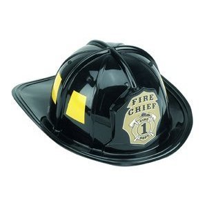Black Fire Chief Helmet