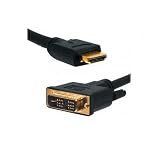 Sumnique - 2m Gold DVI to HDMI Cable Lead for Plasma HDTV HD DVD