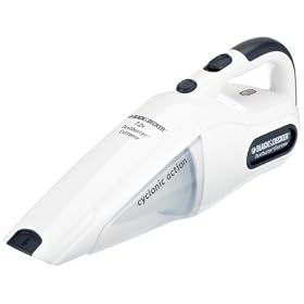 B&Decker - DV7205N - Mini Aspirateur - Durt Cyclonique - Blanc / Gris - 7.2 V
