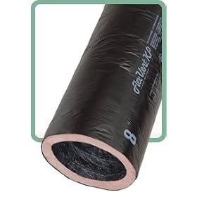 8 x 25 - Silver Jacket Insulated Duct