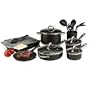 Basic Essentials 18 Piece Non-Stick Aluminum Cookware Set
