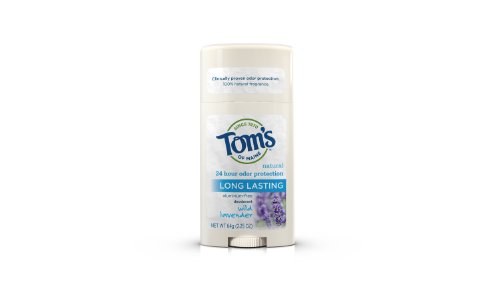 Tom's of Maine Natural Deodorant Stick, Aluminum-free, Lavender, 2.25-Ounce Stick (Pack of 6)