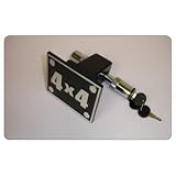 4x4 Solid Aluminum Die Cast Trailer Hitch Plug 3-Dimensional Relief