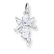 Sterling Silver Angel Charm with 20 inch Sterling Silver Chain
