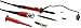 B&K Precision PR-37AR Oscilloscope Probe, 150 MHz, x1/x10/Ref, Red, 48" Cable Length