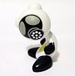 Funkeys Fallout (dude with gas mask, white) 2.5 inch