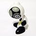 Funkeys Fallout (dude with gas mask, white) 2.5 inch