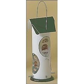 Varicraft 12 Inch Squirrel Proof Mixed Feeder Hunter Green Roof