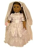 Wedding or Communion Dress Complete Outfit for American Girl 18