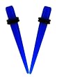 Acrylic "Glow in the Dark" Blue Taper - 2G - Sold as a Pair