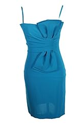 Pleated Applique Polyester Spaghetti Strap Bodycon Dress  With a Bow(s)