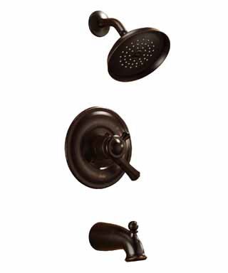 DELTA/PEERLESS FAUCET CO. 174902-RB LEWISTON SERIES TUB & SHOWER FAUCET