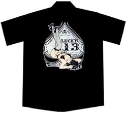 Las Vegas Babe Spade Work Shirt, Suzette, Lucky 13