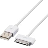ELECOM iPhone4/4S/3GS/3G/ｉPod 対応充電・通信ケーブル 0.3m ホワイト MPA-UAD03WH