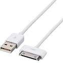 ELECOM iPhone4/4S/3GS/3G/iPod 対応充電・通信ケーブル 0.3m ホワイト MPA-UAD03WH