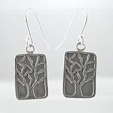 Sterling Silver Tree of Life Dangle Earrings, #9187