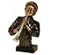 Copper Jazz Clarinet Player Figurine (Free Shipping)