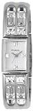 Fossil Ladies Es1939 Ss Bracelet Glitz Silver Dial Watch