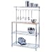 Price Comparison : Amco Chrome Baker's Rack with 6 Hooks