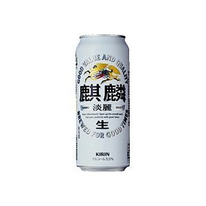 キリン　淡麗生500ml缶ケース（24本入）