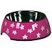 Pet Supplies : Petmate Stainless Style Small Pet Bowl Pampered Pink with White Stars