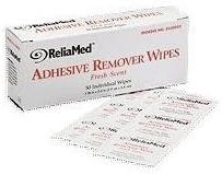 Reliamed Adhesive Remover Wipes -Box of 50