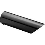 Pilot Black Exhaust Tip 2-5/8 x 9 - Slant CutBlack Nickel