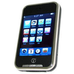 Visual Land V-Touch 8 GB Video MP3 Player (Black/Silver)