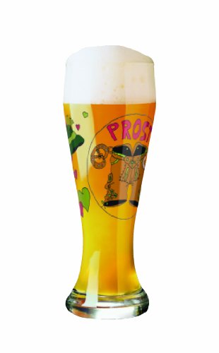 Ritzenhoff Draft Beer Glass with Coaster by Djamila Fierek